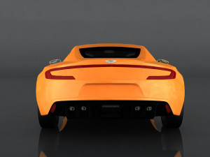 aston martin one-77 Model 3D
