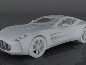 aston martin one-77 3D Model