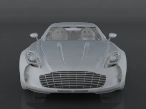 aston martin one-77 3D Model
