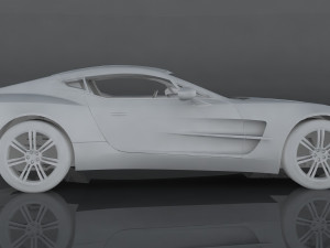 aston martin one-77 Model 3D