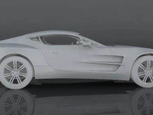 aston martin one-77 3D Model