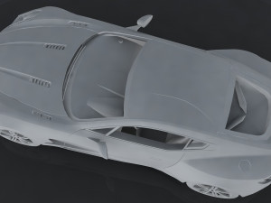 aston martin one-77 Model 3D