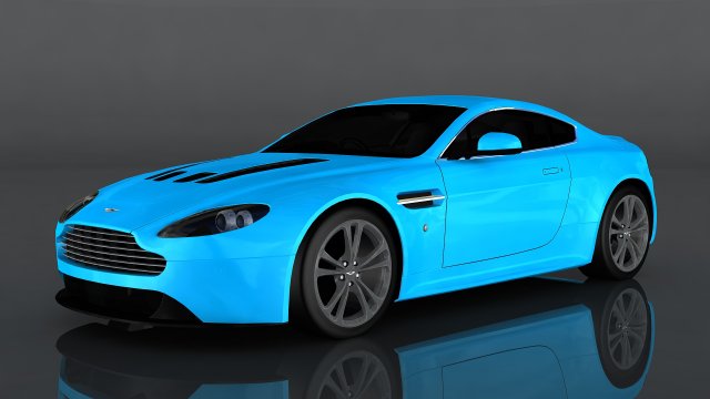 aston martin v12 vantage 3D Модель .c4d .max .obj .3ds .fbx .stl .blend 
