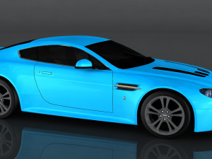 aston martin v12 vantage 3D Модель