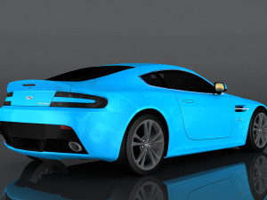 aston martin v12 vantage 3D Модель