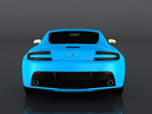 aston martin v12 vantage 3D Модель
