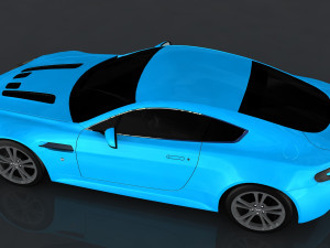 aston martin v12 vantage 3D Модель