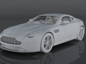 aston martin v12 vantage 3D Модель