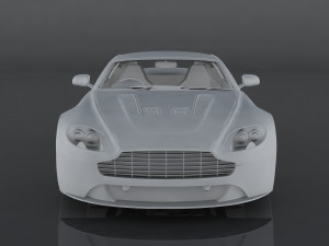 aston martin v12 vantage 3D Модель