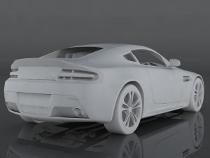 aston martin v12 vantage 3D Модель