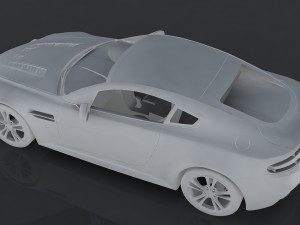 aston martin v12 vantage 3D Модель