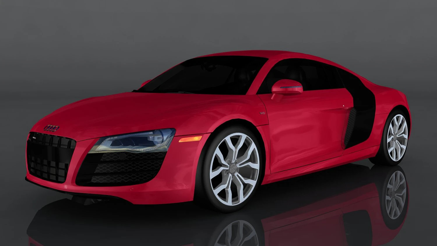 audi r8 3D Model .c4d .max .obj .3ds .fbx .stl .blend