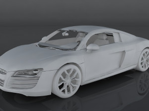 audi r8 Modelo 3D