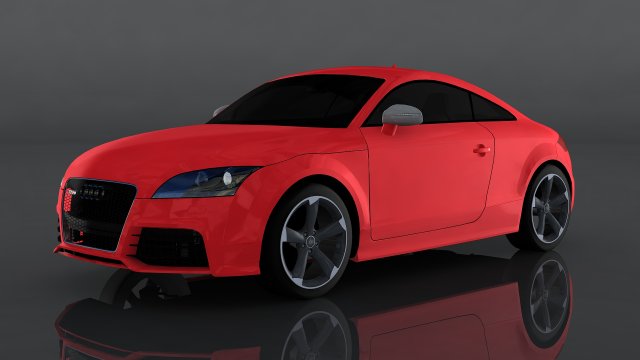 audi tt-rs 3D Model .c4d .max .obj .3ds .fbx .stl .blend 