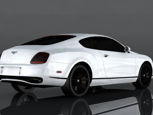 bentley continental supersports 3D 模型