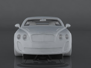 bentley continental supersports 3D 模型