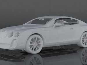 bentley continental supersports 3D 模型