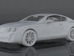 bentley continental supersports 3D Model