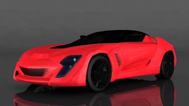 bertone mantide Modello 3D .c4d .max .obj .3ds .fbx .stl .blend 
