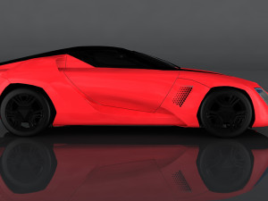 bertone mantide Modello 3D