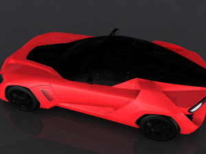 bertone mantide Modello 3D
