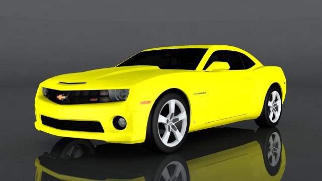 chevrolet camaro ss 3D Model .c4d .max .obj .3ds .fbx .stl .blend 