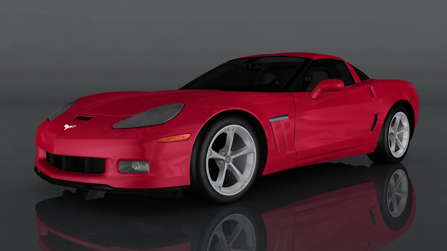 chevrolet corvette 6 3D Model .c4d .max .obj .3ds .fbx .stl .blend