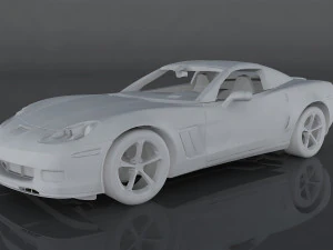 chevrolet corvette 6 3D Model