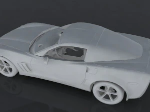 chevrolet corvette 6 3D Model