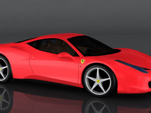 ferrari 458 italia 3D Model