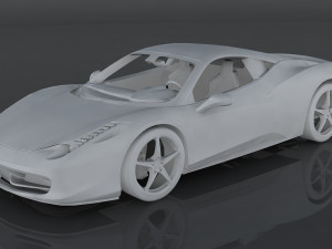 ferrari 458 italia 3D Model