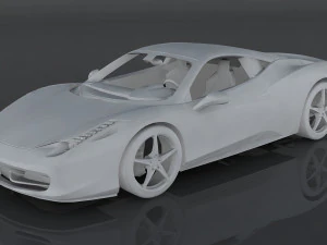 ferrari 458 italia 3D Model