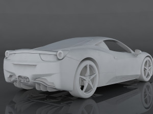 ferrari 458 italia 3D Model