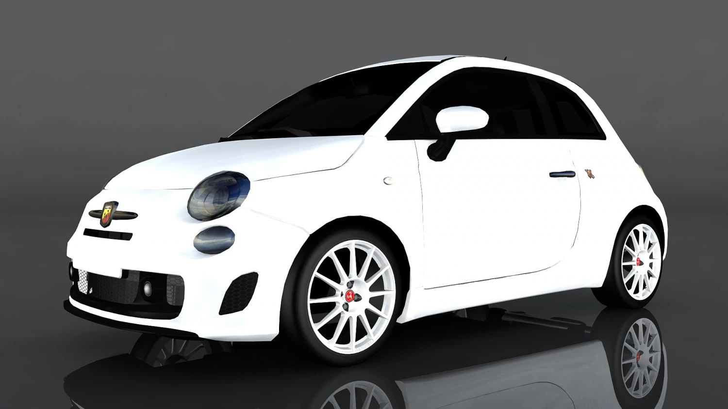 fiat 500 abarth esseesse 3D Model .c4d .max .obj .3ds .fbx .stl .blend 