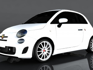 fiat 500 abarth esseesse 3D Model