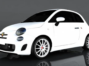 fiat 500 abarth esseesse 3D Модель