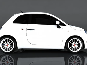 fiat 500 abarth esseesse 3D Model