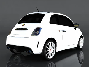 fiat 500 abarth esseesse 3D Model