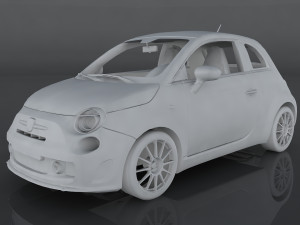 fiat 500 abarth esseesse Modèle 3D