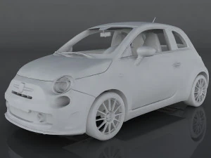 fiat 500 abarth esseesse 3D Model