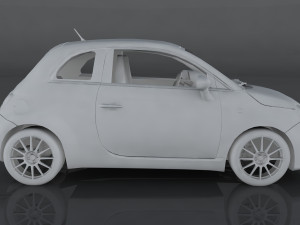 fiat 500 abarth esseesse Modèle 3D
