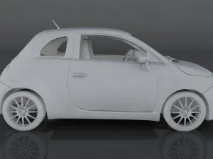 fiat 500 abarth esseesse 3D Model