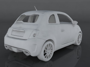 fiat 500 abarth esseesse Modèle 3D