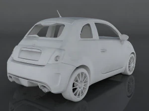 fiat 500 abarth esseesse 3D Model
