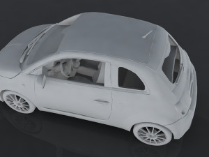 fiat 500 abarth esseesse Modèle 3D
