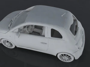 fiat 500 abarth esseesse 3D Model