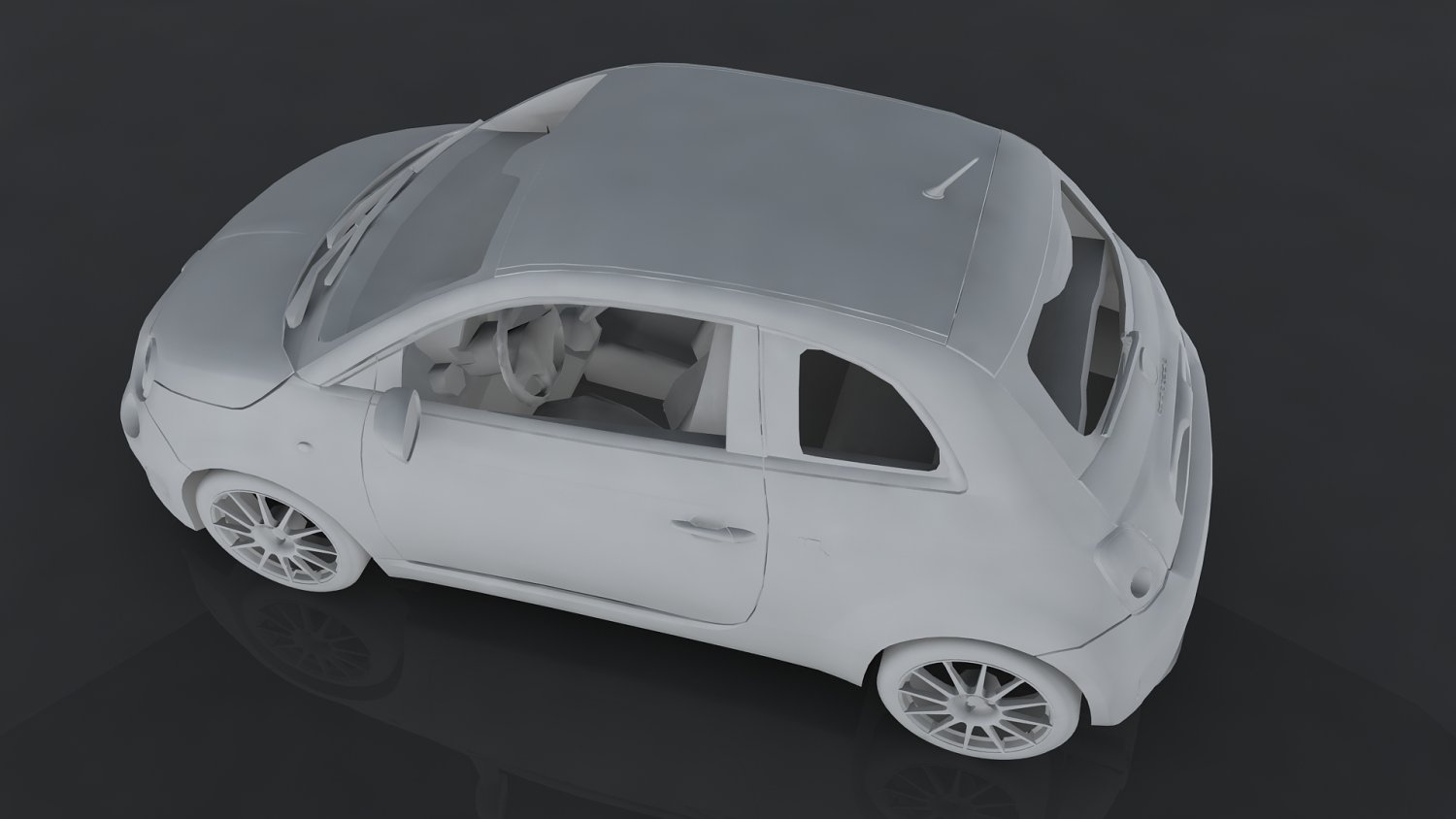 Fichier STL Fiat 500 Abarth esseesse 3models Porte-clés 🔑・Plan à imprimer  en 3D à télécharger・Cults