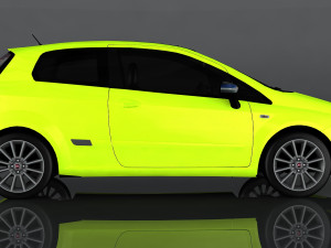 fiat punto evo Modelo 3D