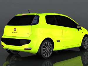 fiat punto evo Modelo 3D