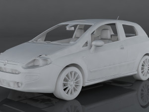 fiat punto evo Modelo 3D